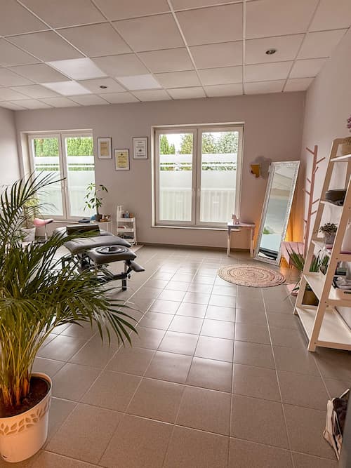Massage-Praxis: Eingang in den Massageraum (BodyComfortPhysio, Nettetal)